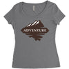 coklat adventure Women's Triblend Scoop T-shirt