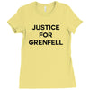 Justice For Grenfell Ladies Fitted T-Shirt