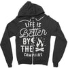 life is better by the camp fire Zipper Hoodie