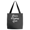 bride's drinking team diamond ring bachelorette Tote Bags