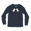 trex i love you this much Long Sleeve Shirts