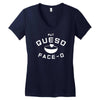 put queso face o Women's V-Neck T-Shirt