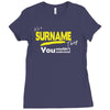 it's a surname thing Ladies Fitted T-Shirt