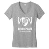 river plate de argentina futbol soccer Women's V-Neck T-Shirt