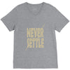 never settle V-Neck Tee