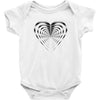 love black Baby Bodysuit