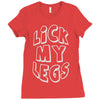 lick my legs Ladies Fitted T-Shirt