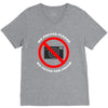 no photos please V-Neck Tee