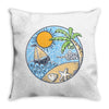 summer ornament Throw Pillow