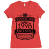 Made In 1998 And Still Awesome Ladies Fitted T-Shirt