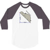 hypotenuse math humor 3/4 Sleeve Shirt