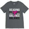 Reading Yoga Wine Balance V-Neck Tee