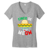 cinco de meow Women's V-Neck T-Shirt