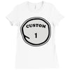 personalized custom Ladies Fitted T-Shirt