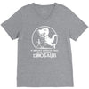 if history repeats i'm getting a dinosaur V-Neck Tee