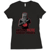 uncle black knight Ladies Fitted T-Shirt