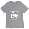 i dont need a tractor to pull hoes funny V-Neck Tee