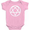 him heartagram new Baby Bodysuit