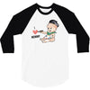 Cute Baby Painter's Mom Love 3/4 Sleeve Shirt