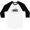 case ih red tractor boy comin' through 3/4 Sleeve Shirt