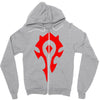 world of warcraft mists of pandaria horde Zipper Hoodie
