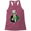 st patricks day  uncle sam Racerback Tank