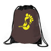 bigfoot gone Drawstring Bags