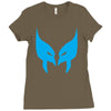 wolverine mask x men avengers marvel comics gift Ladies Fitted T-Shirt