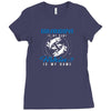 Grandpa is my Name Fishing Is My Game Ladies Fitted T-Shirt
