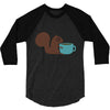 coffe squirrel 3/4 Sleeve Shirt