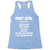 Super May Girl Racerback Tank