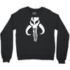 mandalorian symbol star wars tee boba fett bantha skull jedi sith Crewneck Sweatshirt