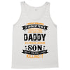 Super Cool Daddy Of A Freaking Awesome Son Tank Top
