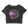pop heart Crop Top