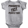 progress not perfection Baby Onesie