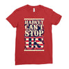 harvey can't stop us Ladies Fitted T-Shirt