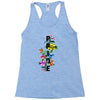 Pride Floral LGBT Colors Racerback Tank