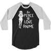 peace love anime 3/4 Sleeve Shirt