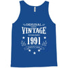 original parts vintage established 1991 perfectly aged Tank Top