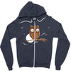 nocturnowl Zipper Hoodie