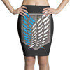 survey corps Pencil Skirts