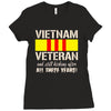 vietnam veteran Ladies Fitted T-Shirt