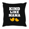 Kind As A Mother Throw Pillow