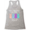 peeps bunnies Racerback Tank