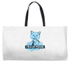 cat person Weekender Totes