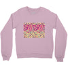 pink triangle print Crewneck Sweatshirt