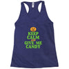keep calm candy Racerback Tank