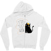 Halloween Cat Zipper Hoodie