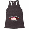 July Peeking Out Asian Baby Girl Racerback Tank