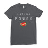 latina power with cute heart Ladies Fitted T-Shirt